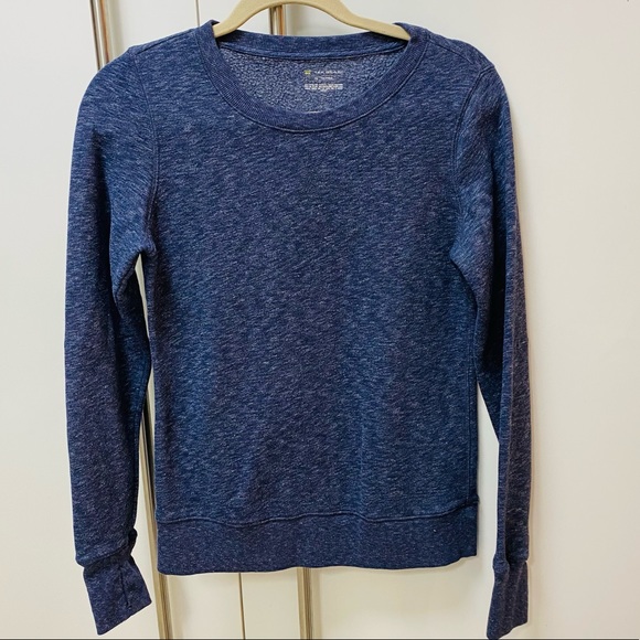 tek gear Tops - Tek Gear Blue Sweatshirt With Thumbholes Cotton/Poly Blend Size XSmall